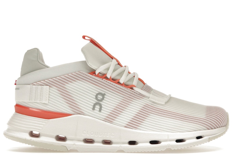 Pre-owned On Women's Running Cloudnova Flame Sneakers In Void/undyed/white