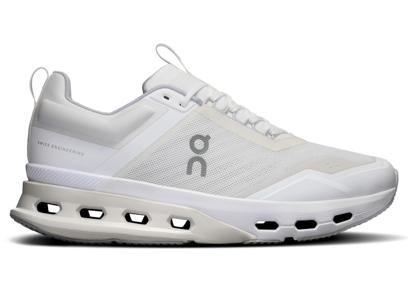 Pre-owned On Men's  Running Cloudnova X Sneakers In White/glacier
