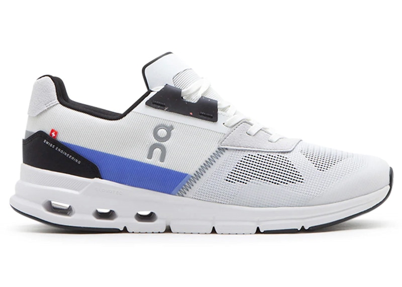 Pre-owned On Men's Running Cloudrift Sneakers In White/cobalt Blue