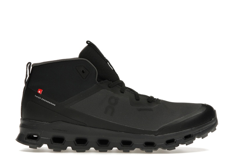 Pre-owned On Running Cloudroam Waterproof (women's) Sneakers In Black/eclipse