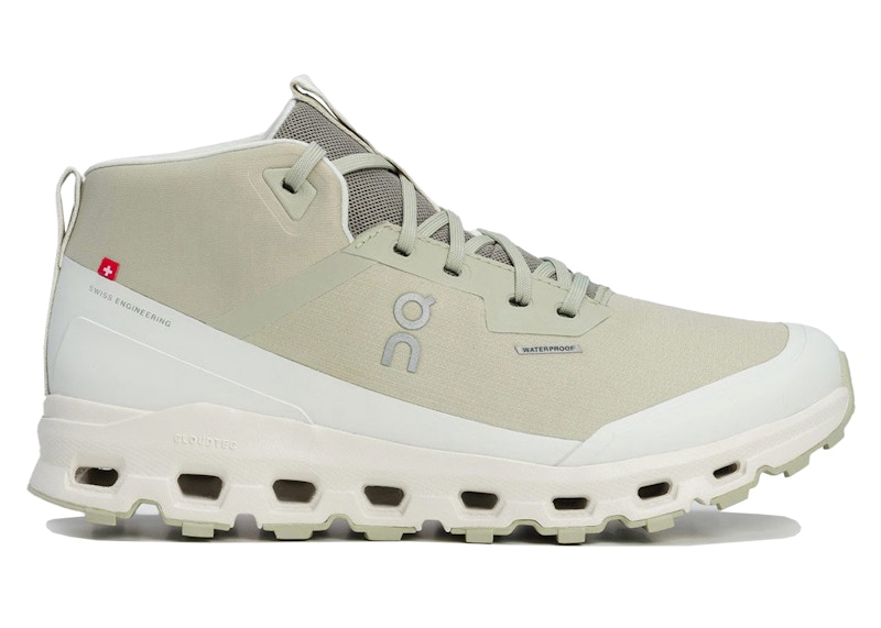 Pre-owned On Running Cloudroam Waterproof (women's) Sneakers In Chalk/ice In White
