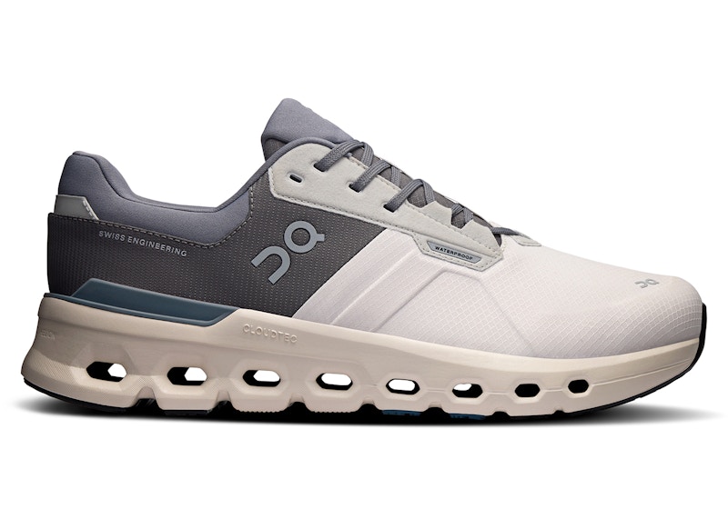 Pre-owned On Men's Running Cloudrunner 2 Waterproof Sneakers In Wolf/dust In Gray