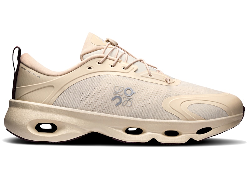 On Running Cloudsolo LOEWE (Women's) Sneakers in Sand/Burgundy