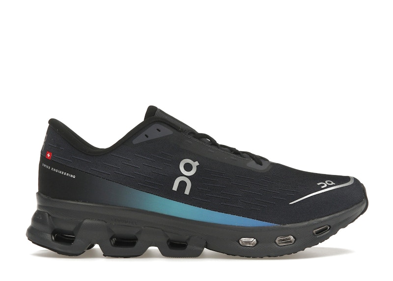Pre-owned On Running Cloudspark (women's) Sneakers In Black/blueberry