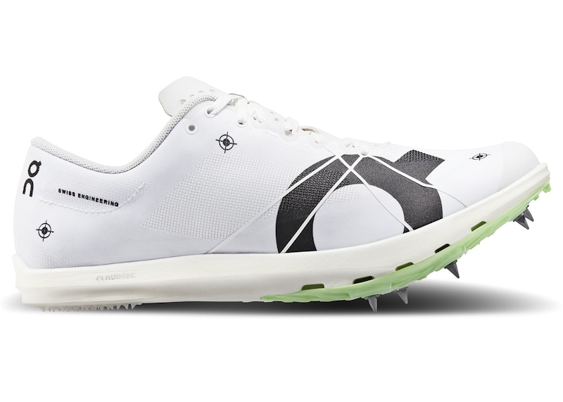 Pre-owned On Men's Running Cloudspike 1500m Sneakers In Undyed/white/mint