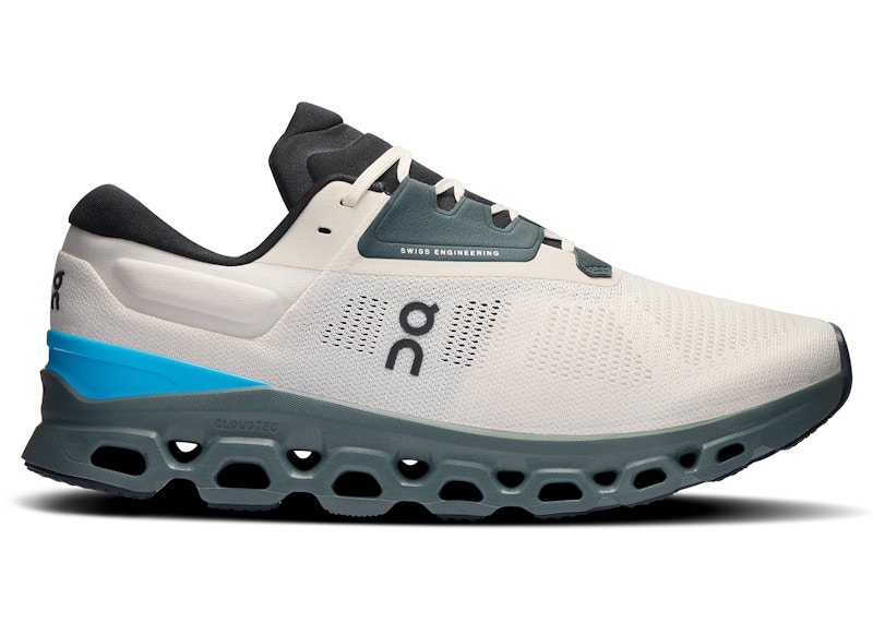 Pre-owned On Men's  Running Cloudstratus 3 Sneakers In Cream/horiz