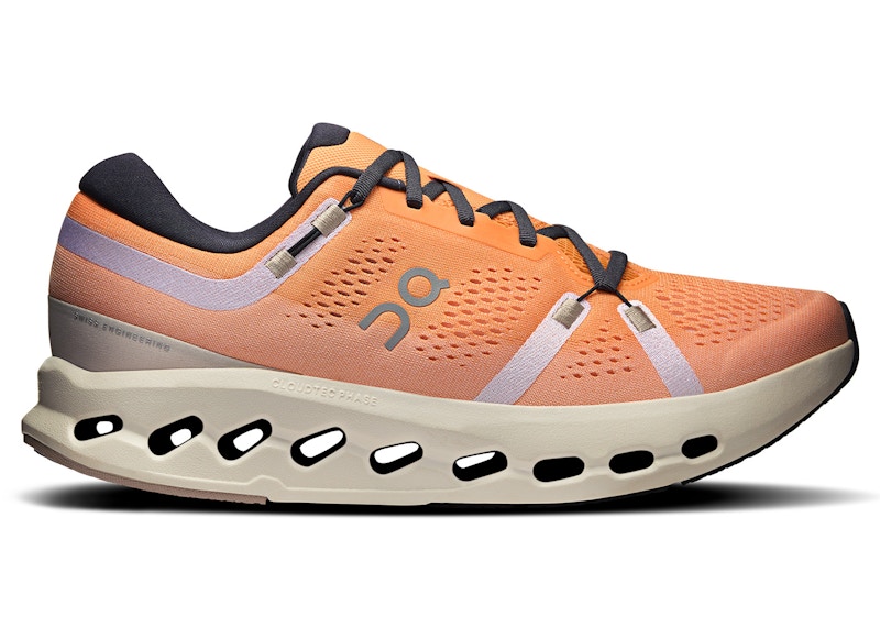 Pre-owned On Men's  Running Cloudsurfer 2 Sneakers In Tangerine/ivory