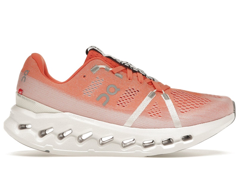 Pre-owned On Men's Running Cloudsurfer Sneakers In Flame/white