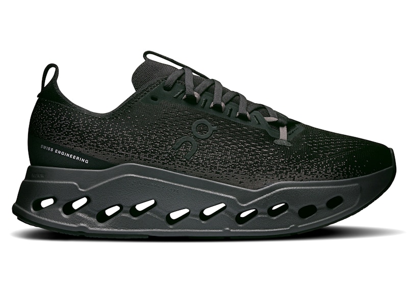 Pre-owned On Men's  Running Cloudsurfer Max Sneakers In Black/eclipse
