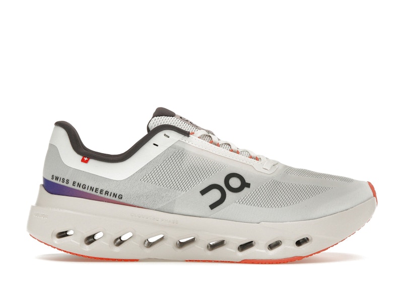 Pre-owned On Running Cloudsurfer Next (women's) Sneakers In White/flame