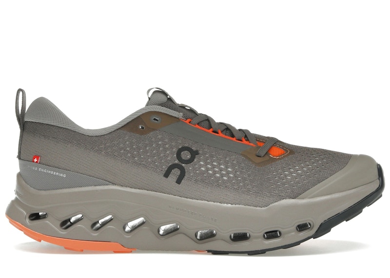 Pre-owned On Men's Running Cloudsurfer Trail 2 Sneakers In Eclipse/cinder