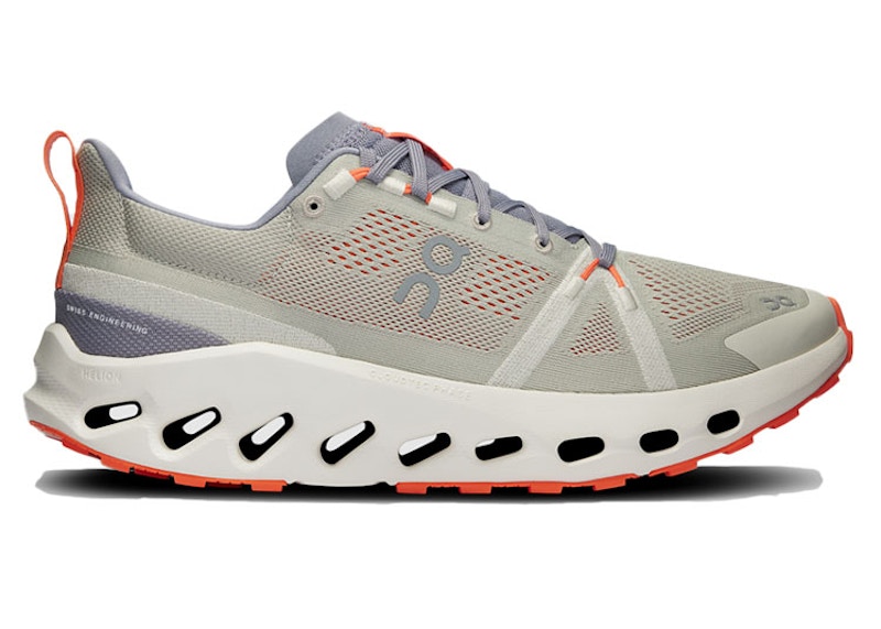 Pre-owned On Men's Running Cloudsurfer Trail Sneakers In Fossil/ivory