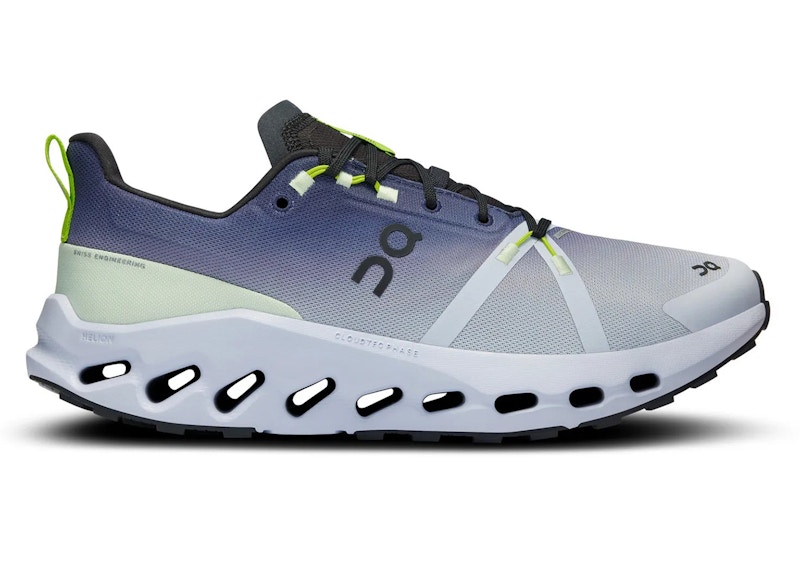 Pre-owned On Men's  Running Cloudsurfer Trail Waterproof Sneakers In Black/heather