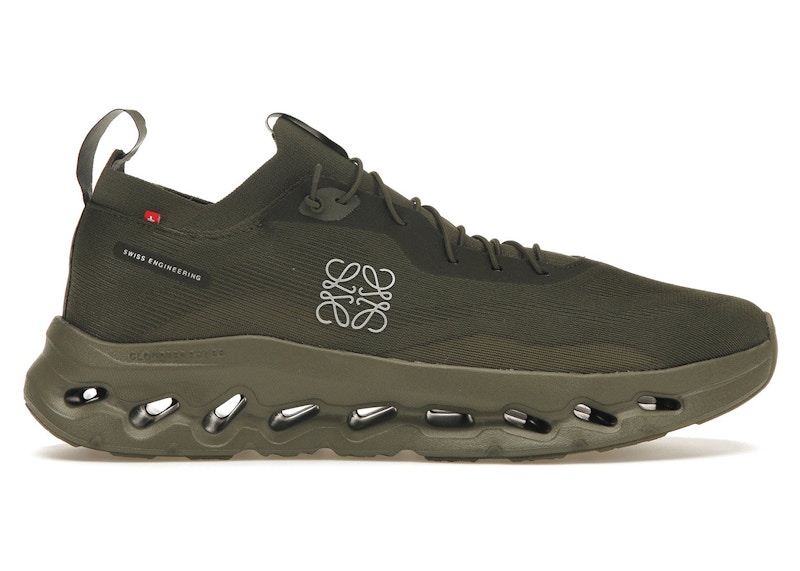 Pre-owned On Running Cloudtilt Loewe (women's) Sneakers In Khaki Green