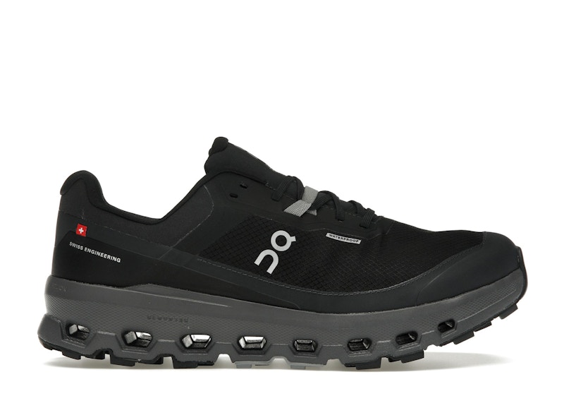 Pre-owned On Running Cloudvista 2 Waterproof (women's) Sneakers In Black/eclipse