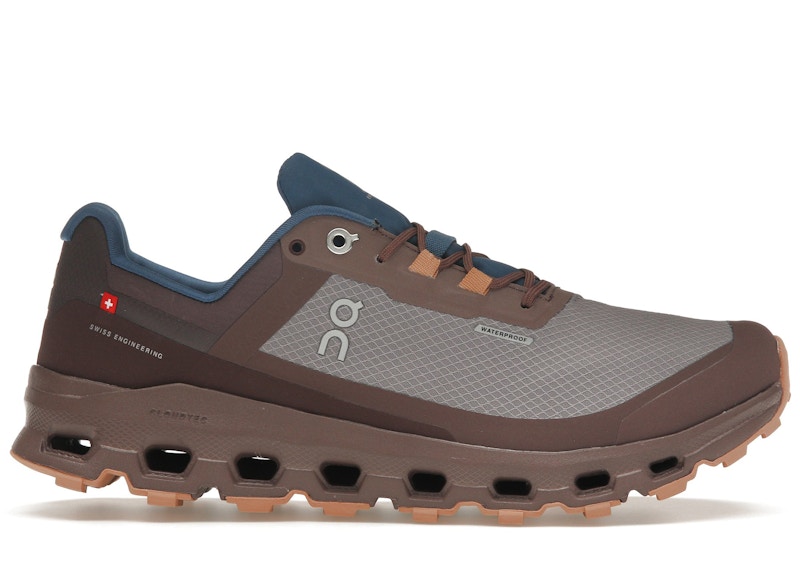 Pre-owned On Men's Running Cloudvista Waterproof Sneakers In Zinc/grape