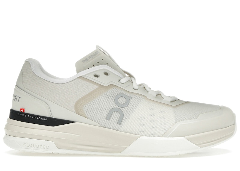 Pre-owned On Men's The Roger Advantage Pro Sneakers In Cream/black In Multi