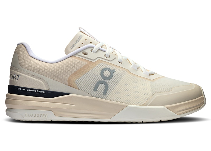 Pre-owned On Men's The Roger Advantage Pro Sneakers In Cream/black
