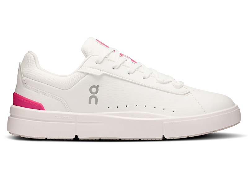 Pre-owned On The Roger Advantage (women's) Sneakers In White/pink In Multi