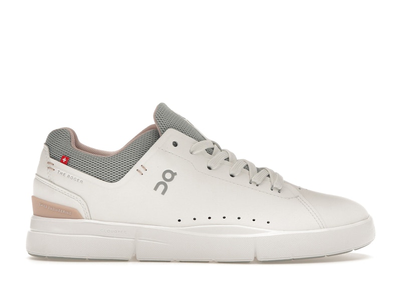 Pre-owned On The Roger Advantage (women's) Sneakers In White/rose
