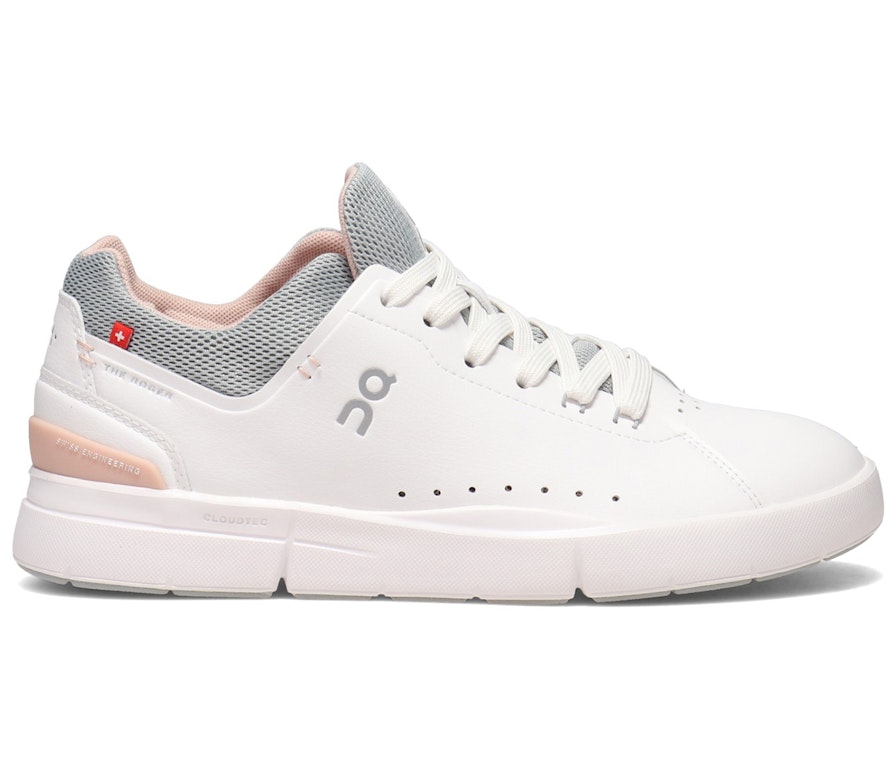 Pre-owned On The Roger Advantage White Rose (women's) In White/rose
