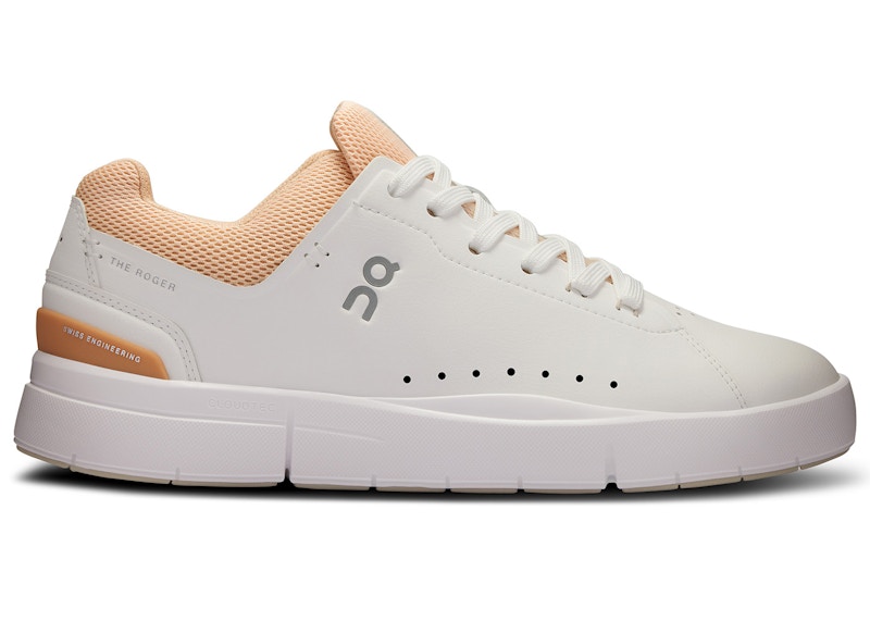 Pre-owned On The Roger Advantage (women's) Sneakers In White/savannah In Multi