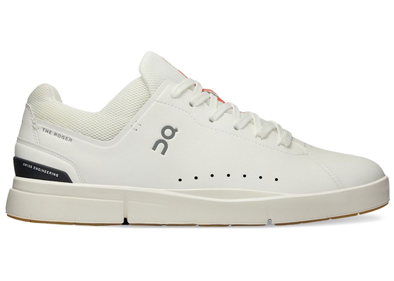 Pre-owned On Men's The Roger Advantage Sneakers In White/spice