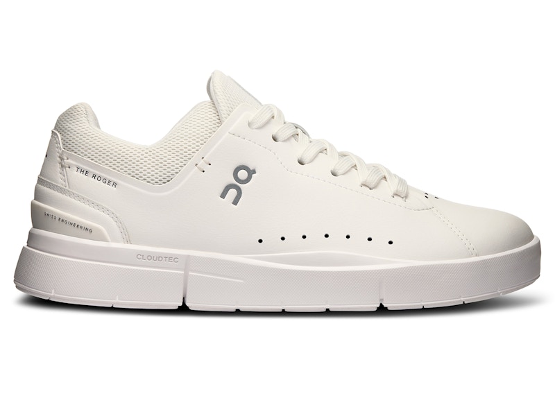 Pre-owned On The Roger Advantage (women's) Sneakers In White/undyed