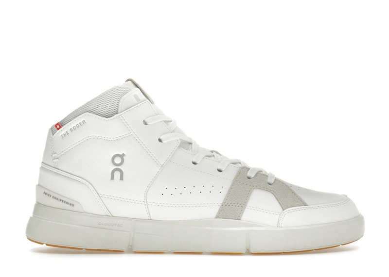 Pre-owned On The Roger Clubhouse Mid (women's) Sneakers In White/sand