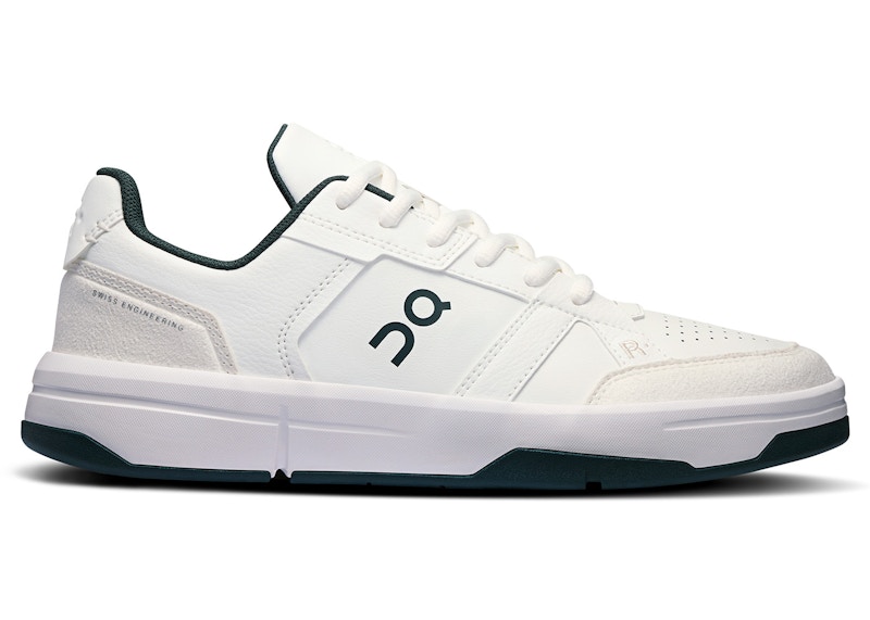 Pre-owned On The Roger Clubhouse (women's) Sneakers In White/evergreen