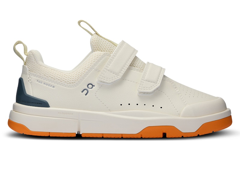 Pre-owned On The Roger Sneakers In Ivory/orange