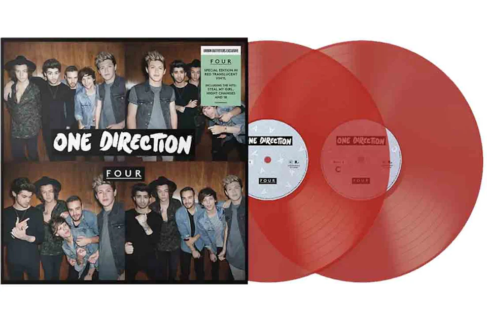 One Direction Four Deluxe 2XLP Vinyl Translucent Red