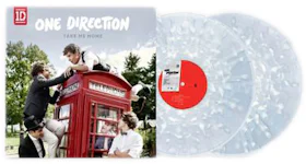 One Direction Take Me Home Limited Edition 2XLP Vinyl Clear & White Splatter