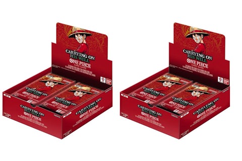 One Piece Carrying On His Will (OP-13) Booster Box 2x Lot - US One Piece Carrying On His Will (OP-13) Booster Box 2x Lot - US
