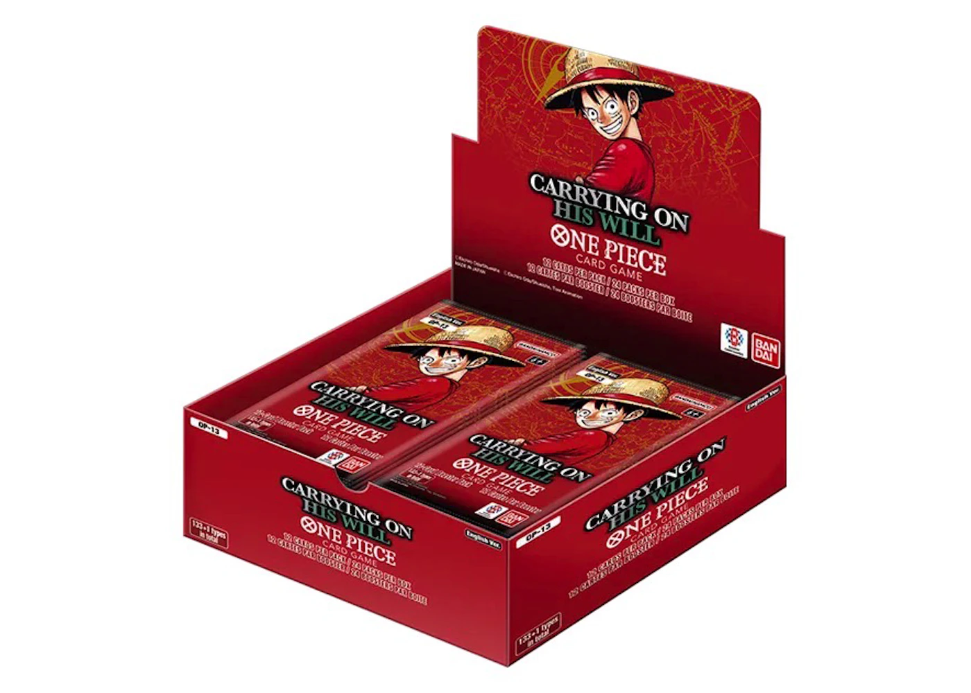 One Piece Carrying On His Will (OP-13) Booster Box - US One Piece Carrying On His Will (OP-13) Booster Box - US