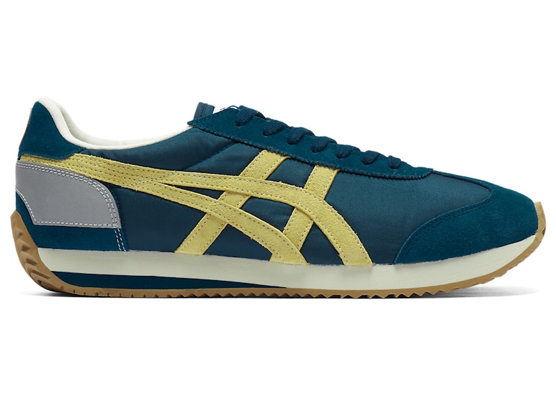 Pre-owned Onitsuka Tiger Men's  California 78 Vintage Sneakers In Mako Blue/wheat Yellow In Multi