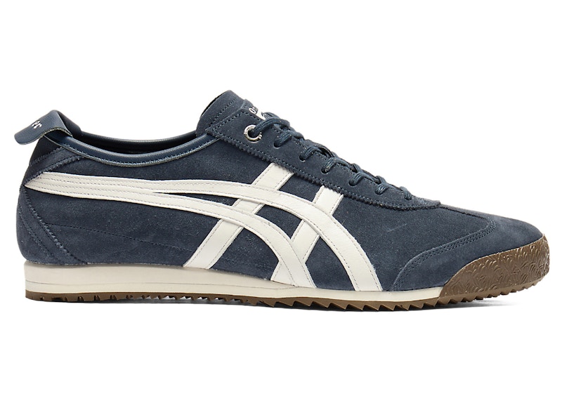 Pre-owned Onitsuka Tiger Men's  Mexico 66 Sd Gum Sneakers In Iron Navy Blue/cream In Multi