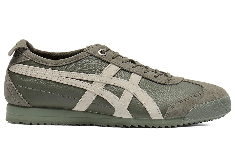 Pre-owned Onitsuka Tiger Men's Mexico 66 Sd Vintage Sneakers In Mantle Green/ivory