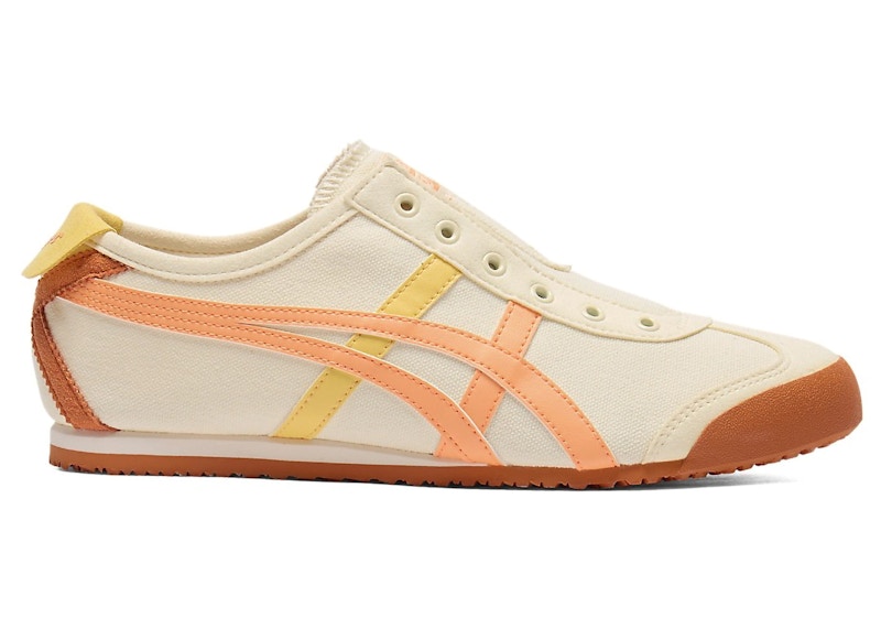 Pre-owned Onitsuka Tiger Men's Mexico 66 Slipon Sneakers In Ivory/summer Dune