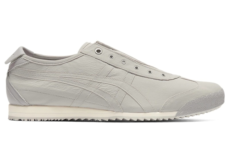 Pre-owned Onitsuka Tiger Men's Mexico 66 Slipon Sneakers In Oyster Grey In Gray