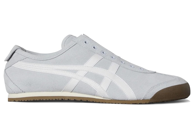 Men's Asics Onitsuka Tiger Mexico 66 SlipOn Sneakers in Soft Sky Blue/White