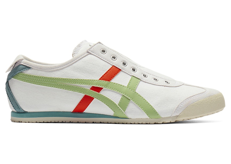 ◆onitsuka tiger◆ Mexico 66 Slip-On 1183A360_129 Onitsuka Tiger Mexico 66 Slip-On White Jade Orange Men's