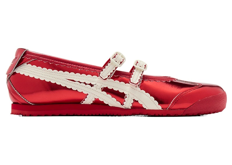 Onitsuka Tiger Mexico 66 TGRS Metallic Pack Classic Red Cream