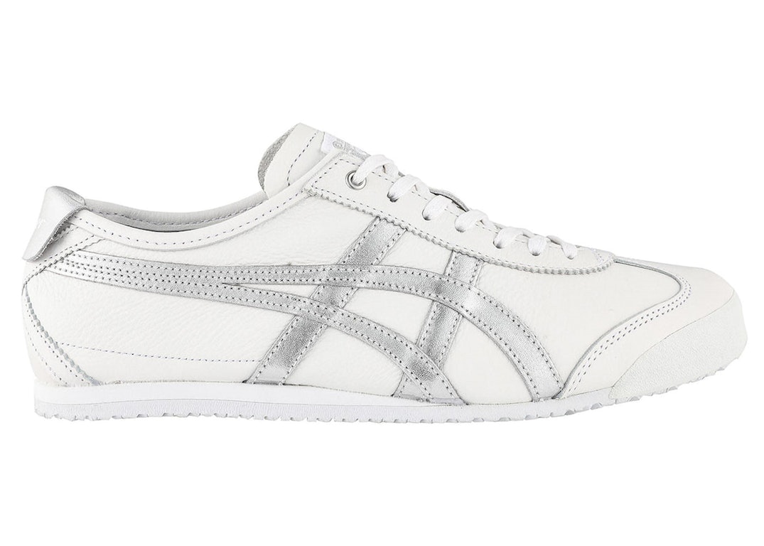 Pre-owned Asics Onitsuka Tiger Mexico 66 White Silver In White/silver