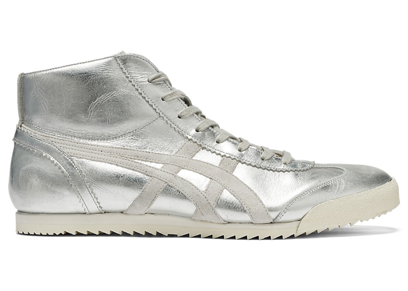 消費税無し Tiger Onitsuka Mexico Grey Piedmont Silver Deluxe Runner Mid サボテン
