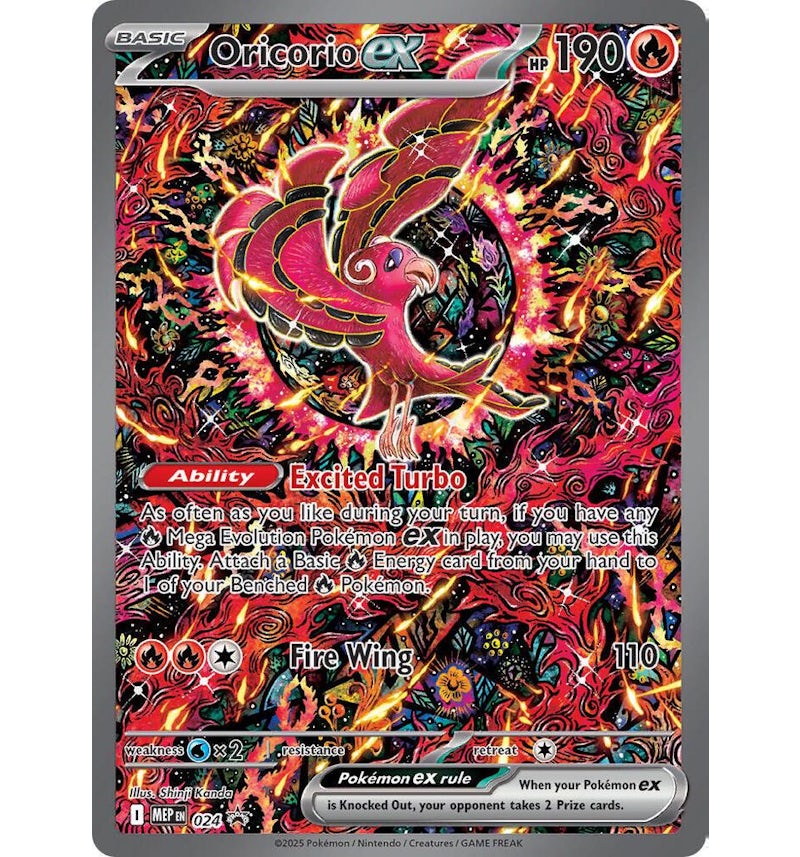 Oricorio ex Promo 2025 Pokmon Mega Evolutions Mega Charizard X ex Ultra Premium Collection Promo #024 Ungraded - 2025 - US Oricorio ex Promo 2025 Pokmon Mega Evolutions Mega Charizard X ex Ultra Premium Collection Promo #024 Ungraded - 2025 - US