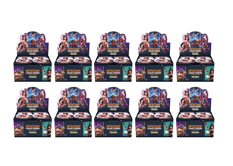 Origins Riftbound League of Legends Booster Box 10x Lot