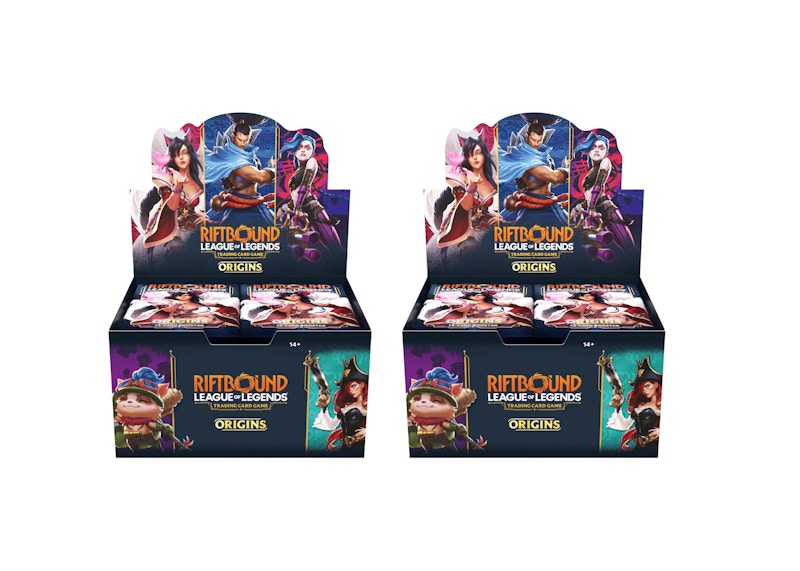 Origins Riftbound League of Legends Booster Box 2x Lot