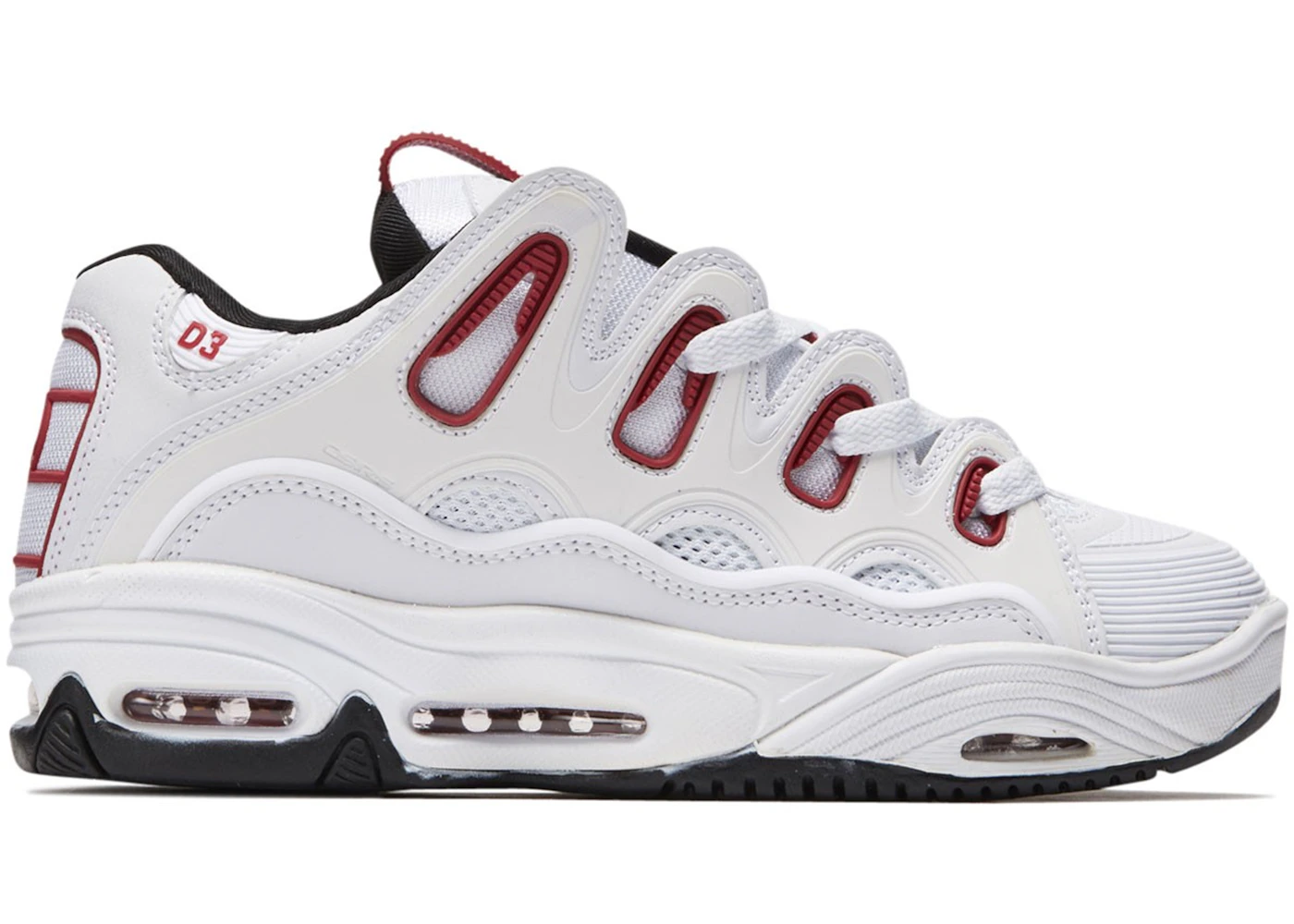 Osiris D3 2001 White Red Men s Sneakers GB
