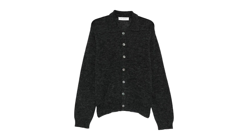 トップス OUR LEGACY evening polo CHARCOAL 26ss Our Legacy Evening Polo Shirts Charcoal Melange Fuzzy Alpaca